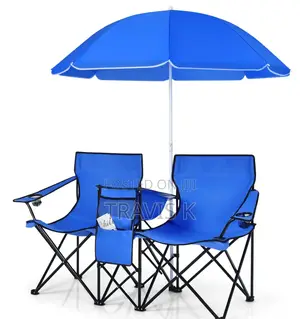Folding Camping Chair With Umbrella