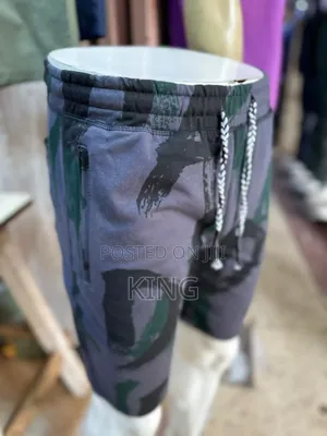 Chic Grey Brand Shorts