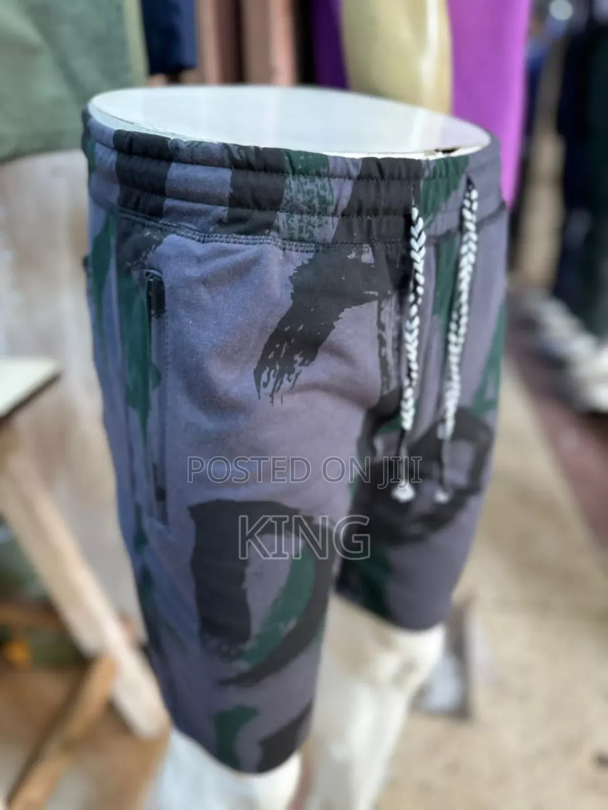 Chic Grey Brand Shorts