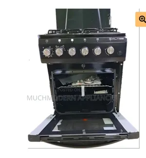Klass Cooker 60x60cm,4gas,Oven Grill Lamp Timer4tte-6640 BKL