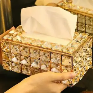 Photo - Golden Crystal Tissue Box