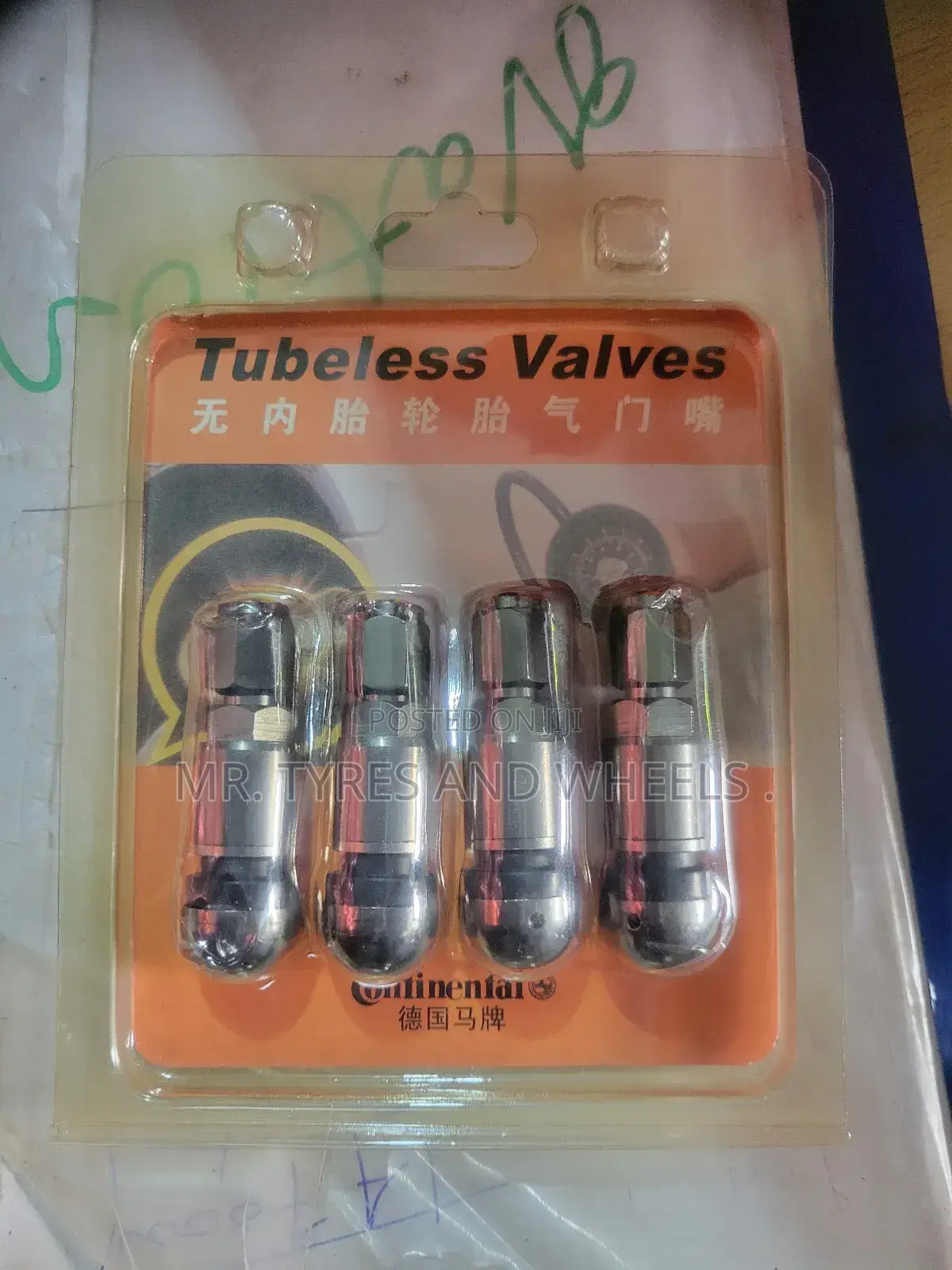 Continental Tubless Valves Made N Japan Brand New Each