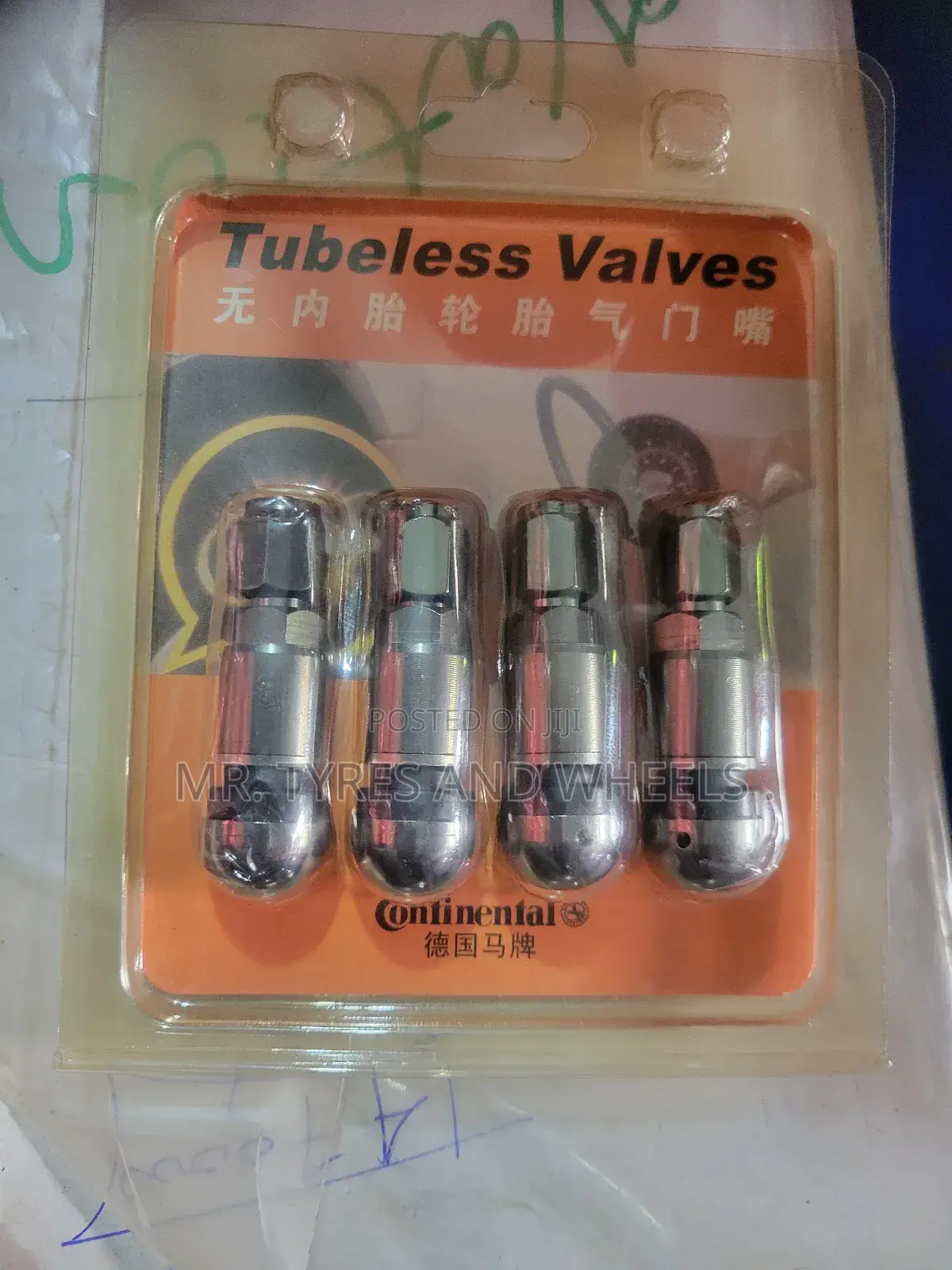 Continental Tubless Valves Made N Japan Brand New Each
