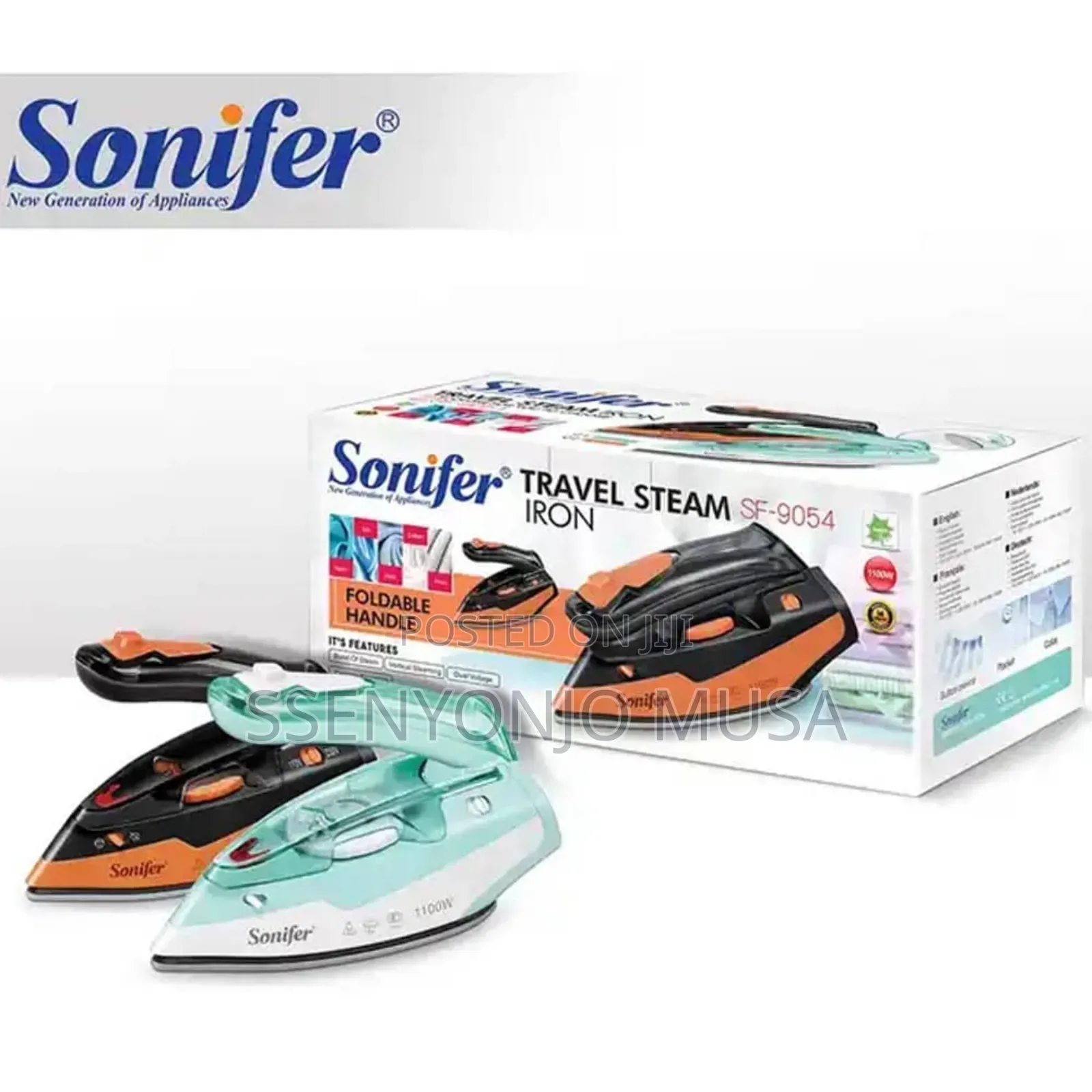 Sonifer Travel Electric Steam Iron Sf-9054 | 1100w.