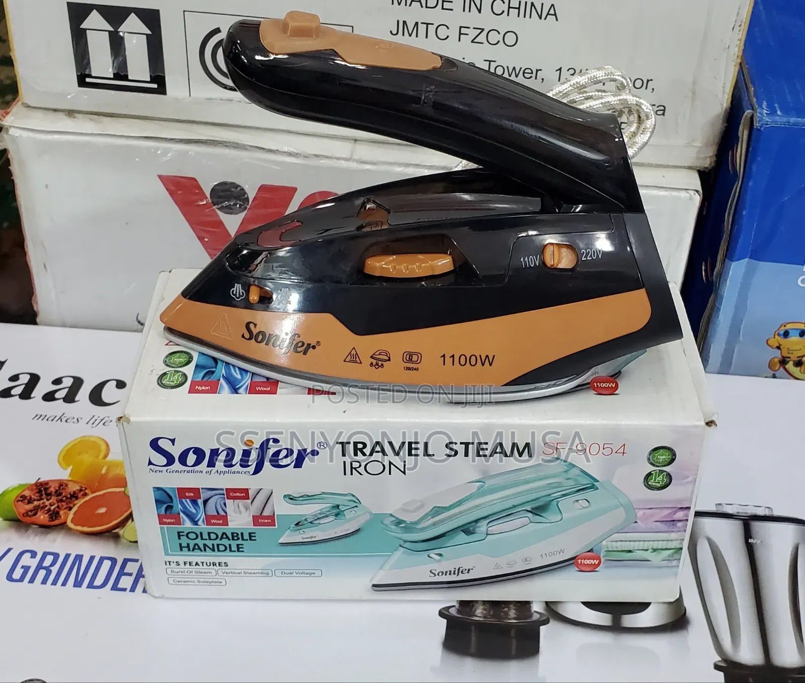 Sonifer Travel Electric Steam Iron Sf-9054 | 1100w.