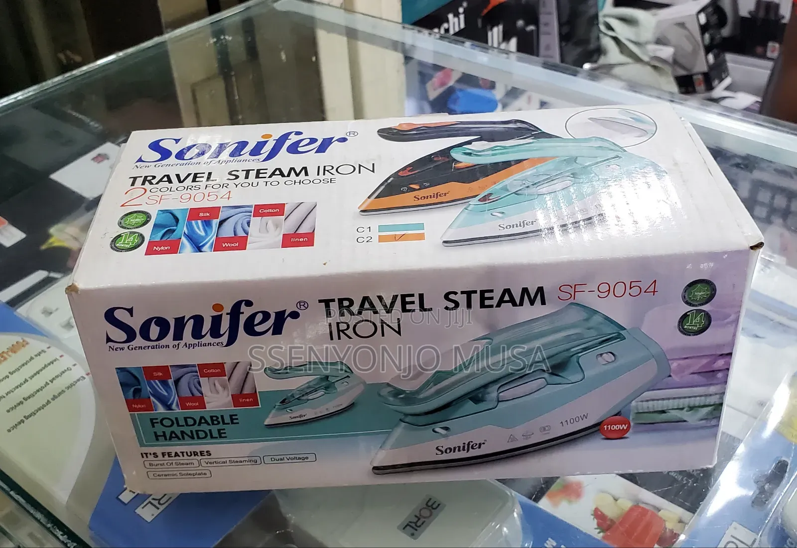 Sonifer Travel Electric Steam Iron Sf-9054 | 1100w.