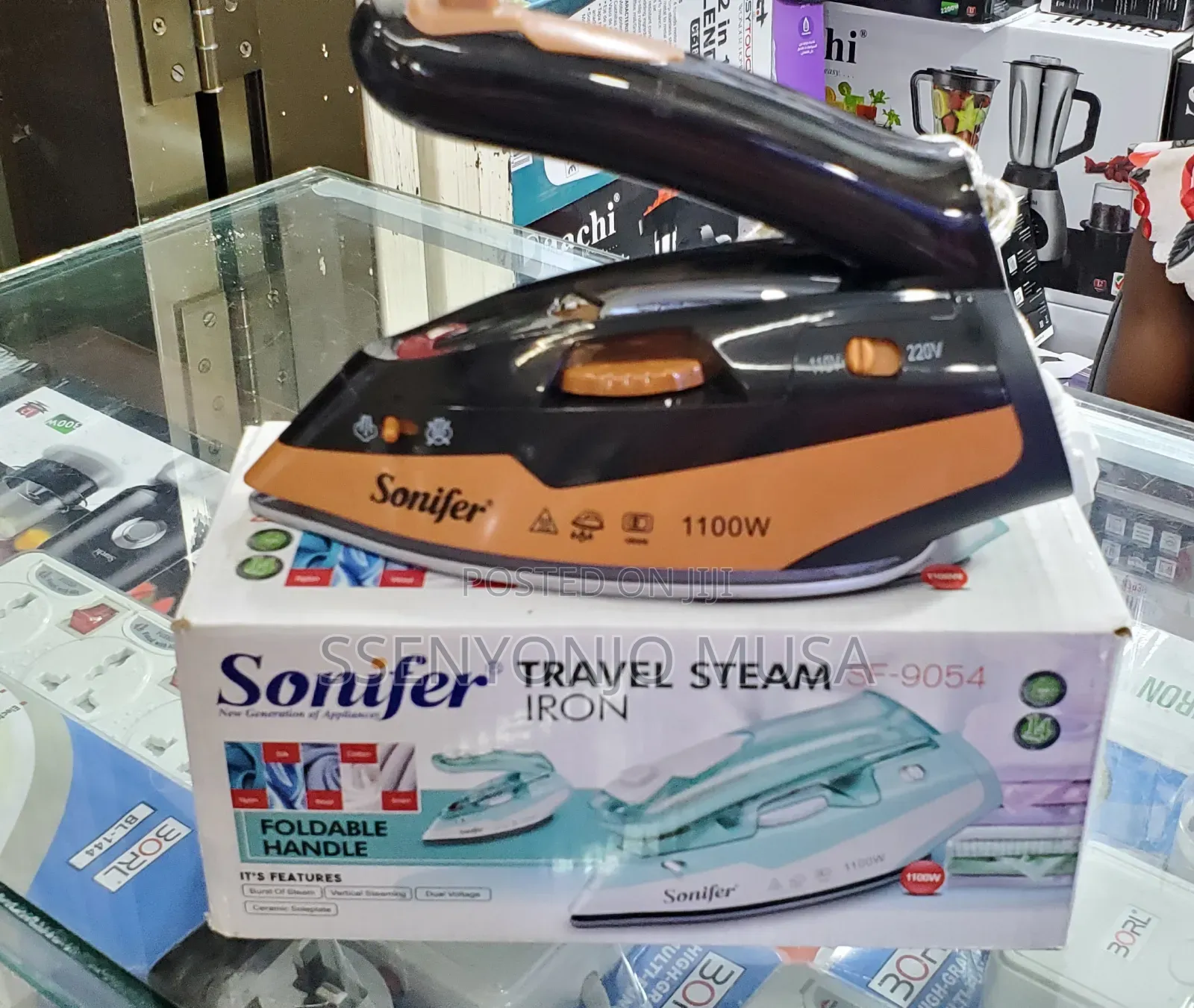 Sonifer Travel Electric Steam Iron Sf-9054 | 1100w.