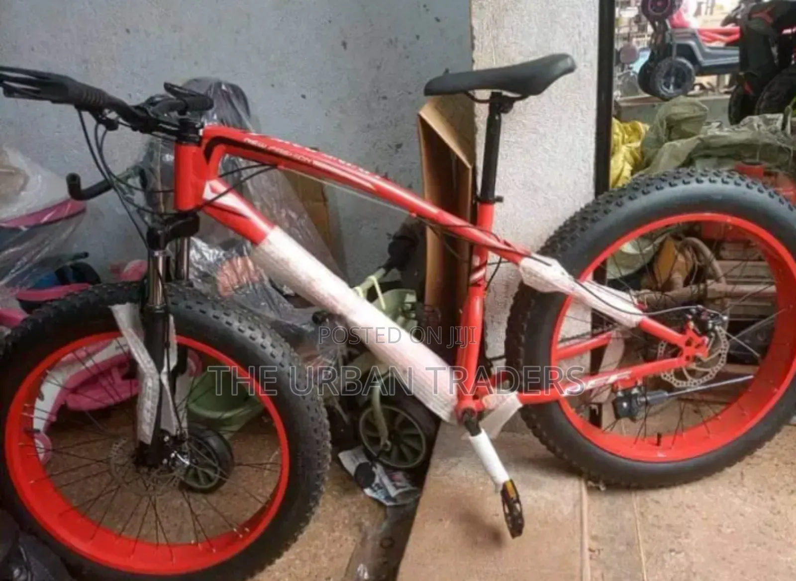 Red Fat Tyre Bike