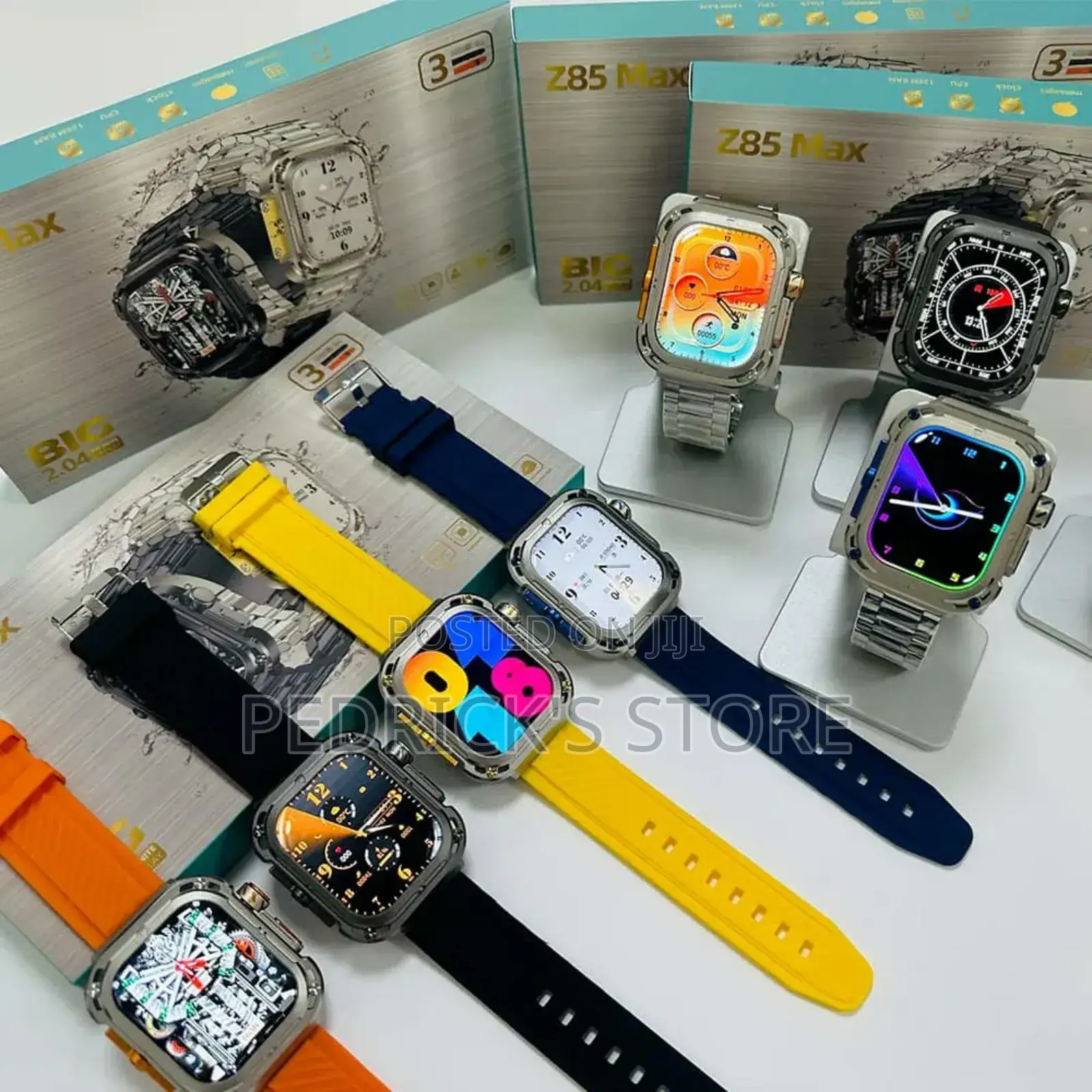 Fully Waterproof Smart Watch, Wireless Charging.