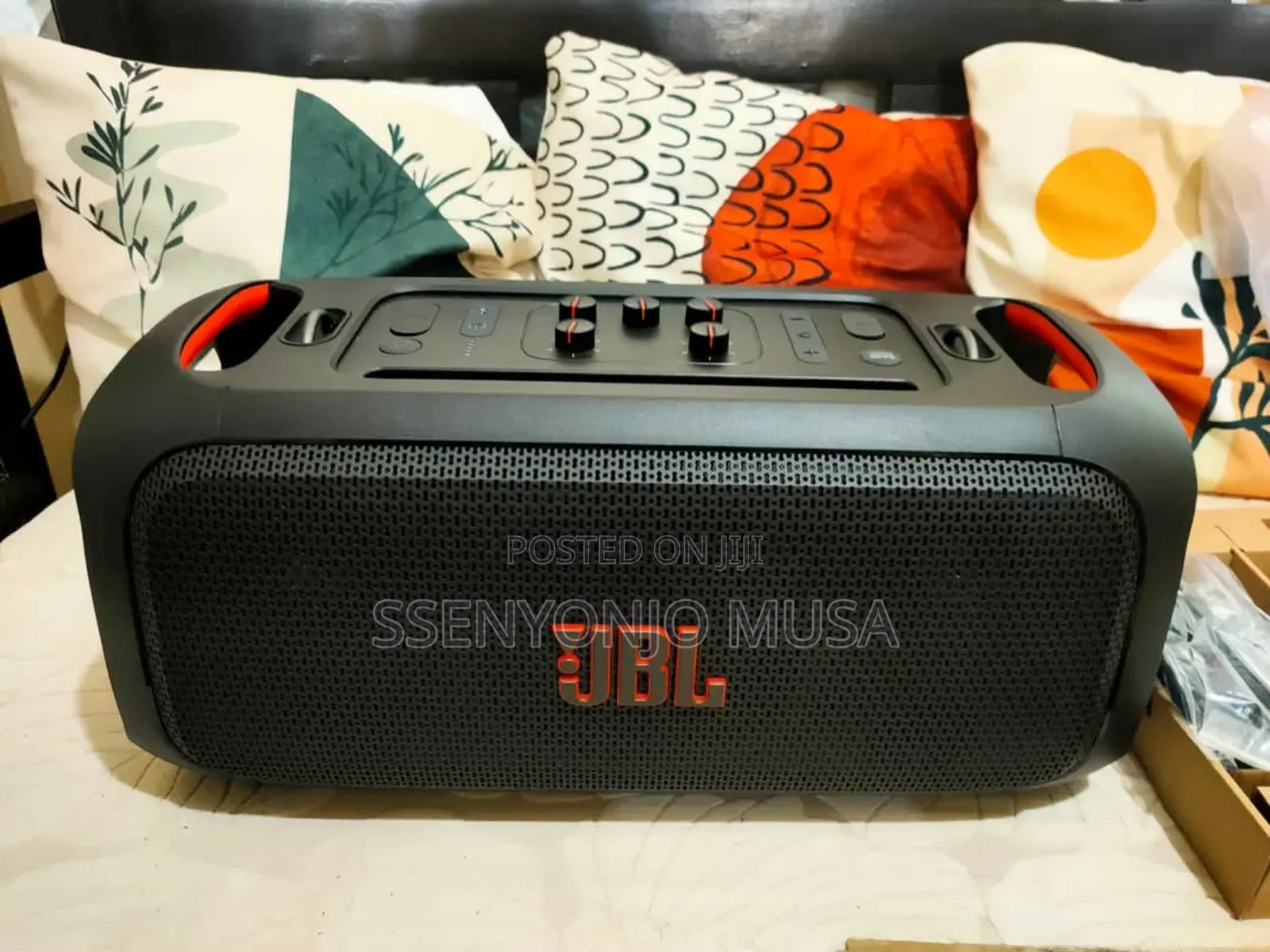 JBL Partybox on-the-Go Portable Karaoke Party Speaker |100w.