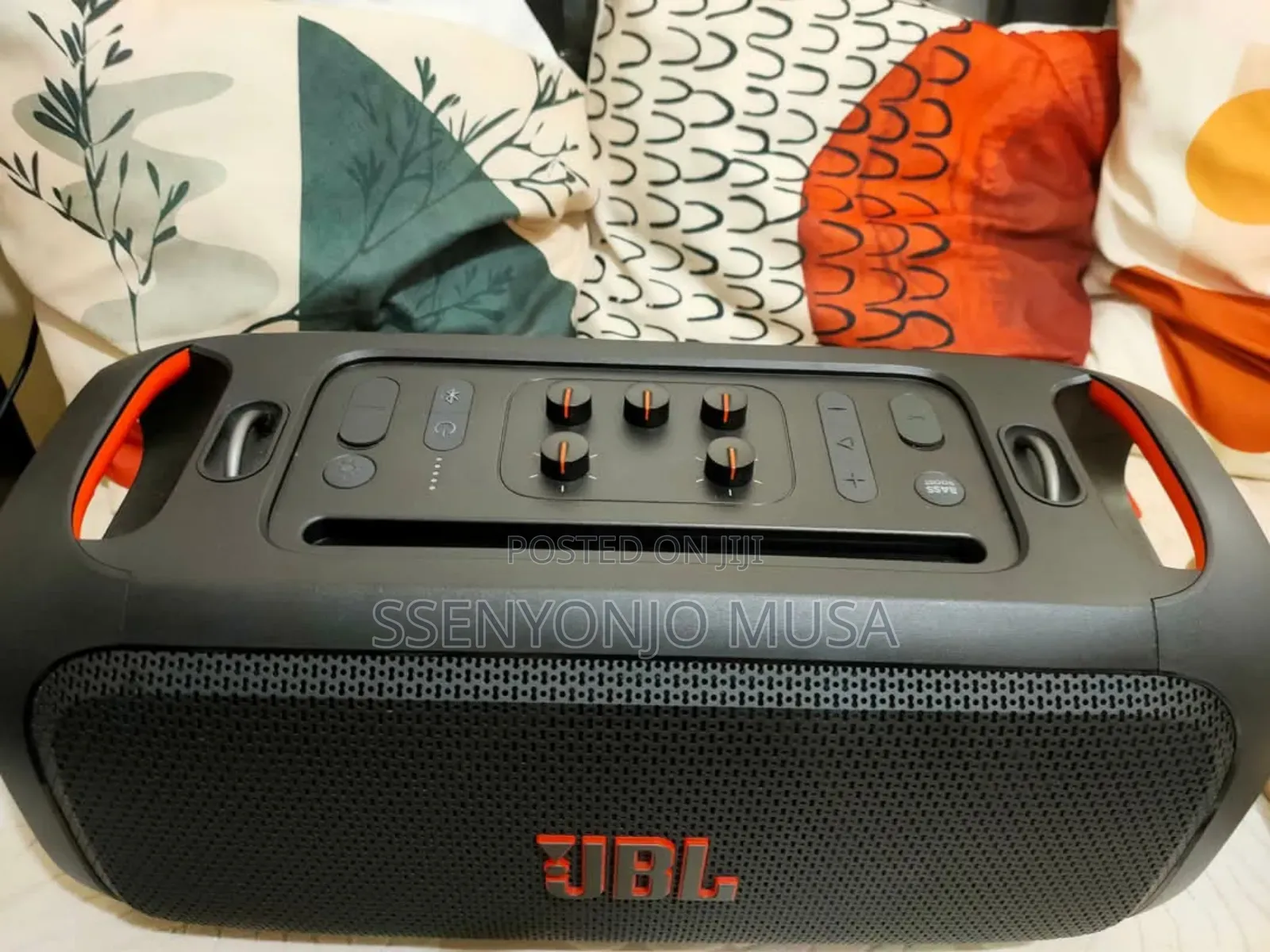 JBL Partybox on-the-Go Portable Karaoke Party Speaker |100w.
