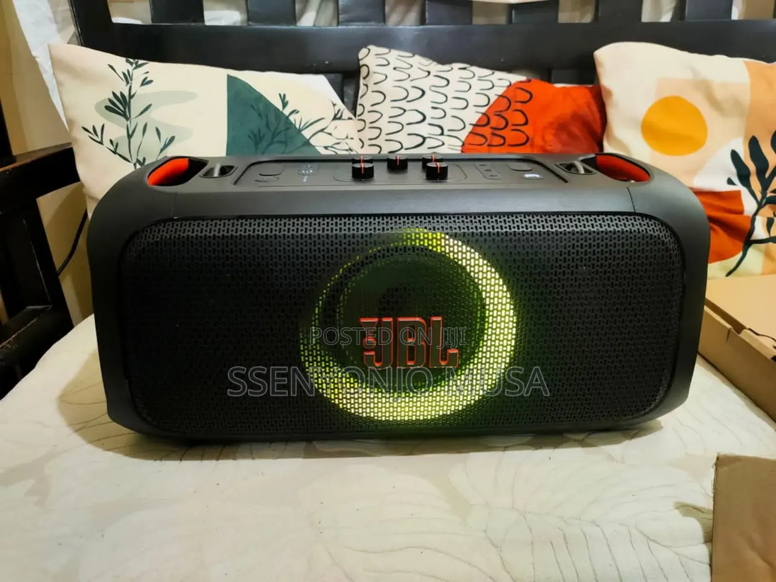 JBL Partybox on-the-Go Portable Karaoke Party Speaker |100w.