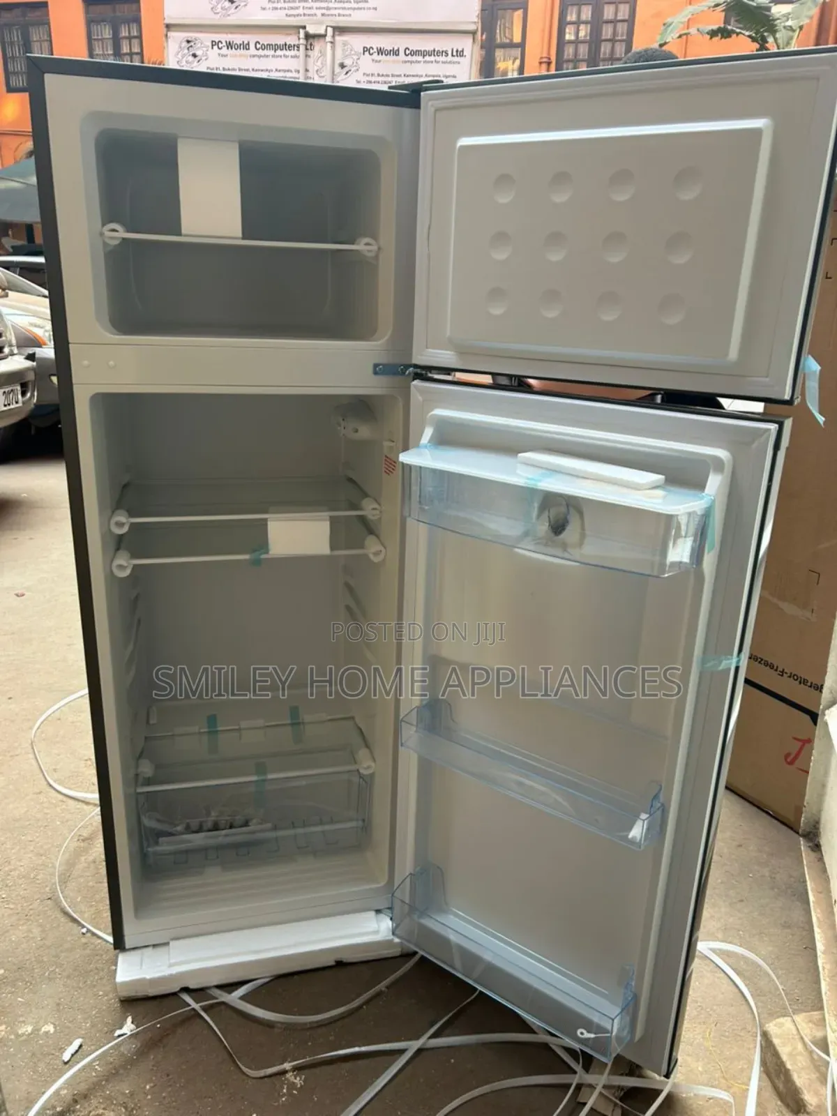 Pixels 270ltrs Double Door Fridge Silver
