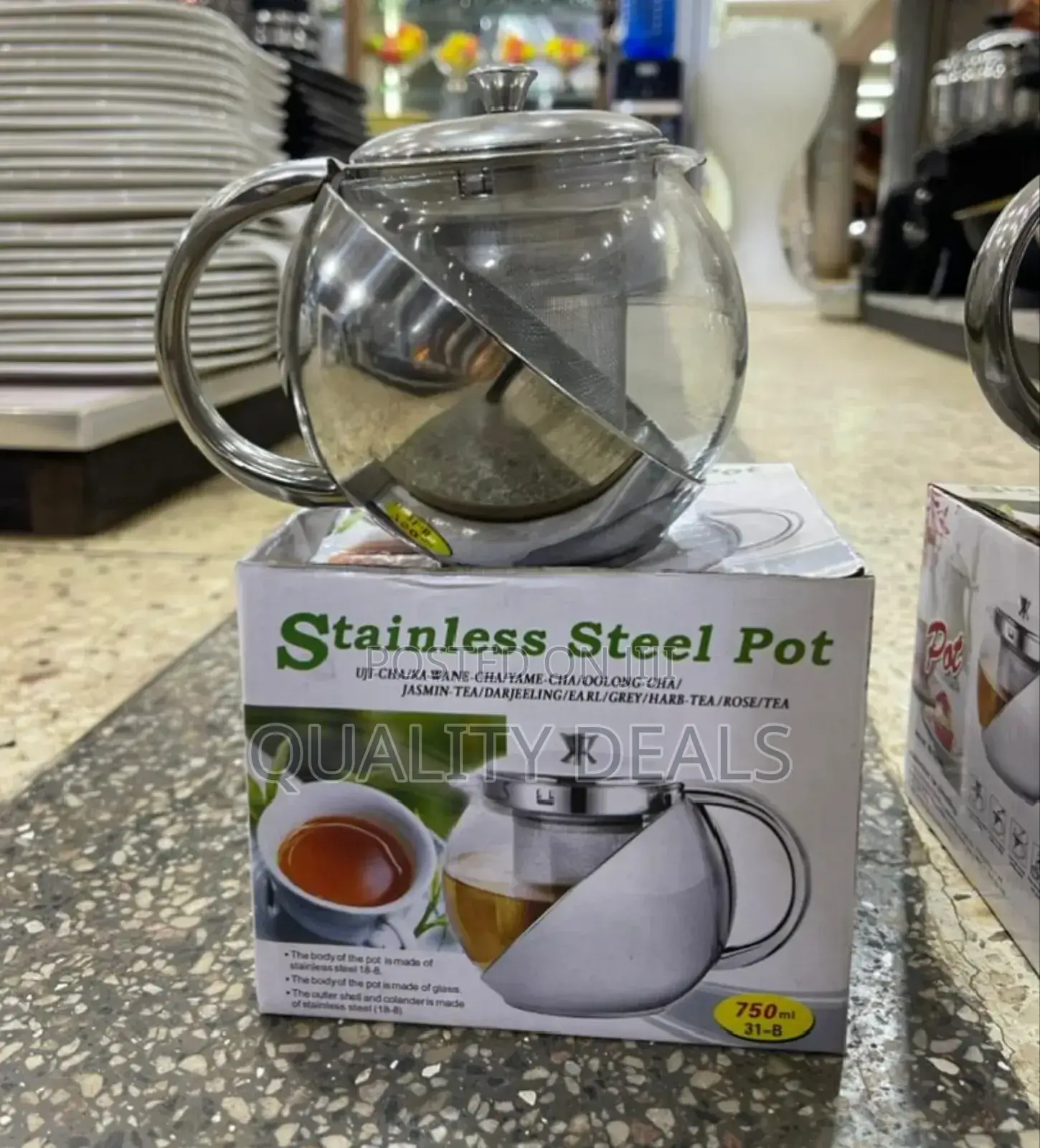 750ml Stainless Steel Tea Pot