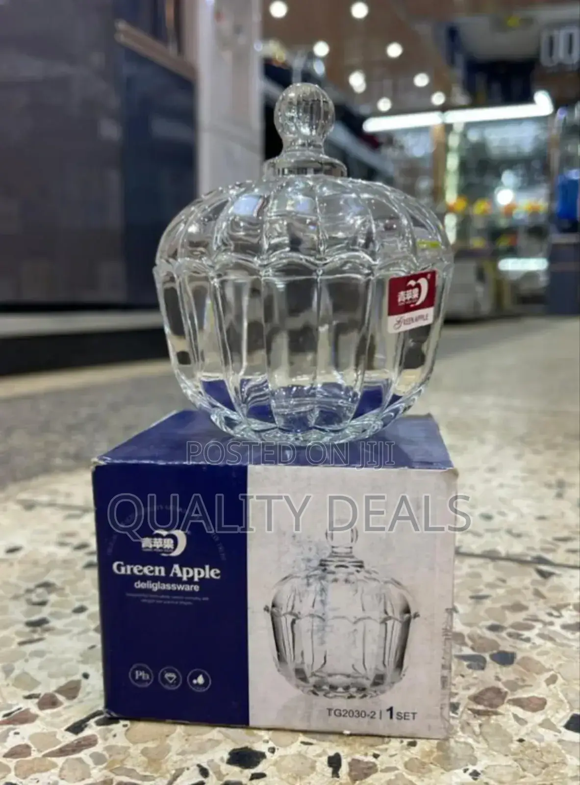 Glass Sugar Bowl
