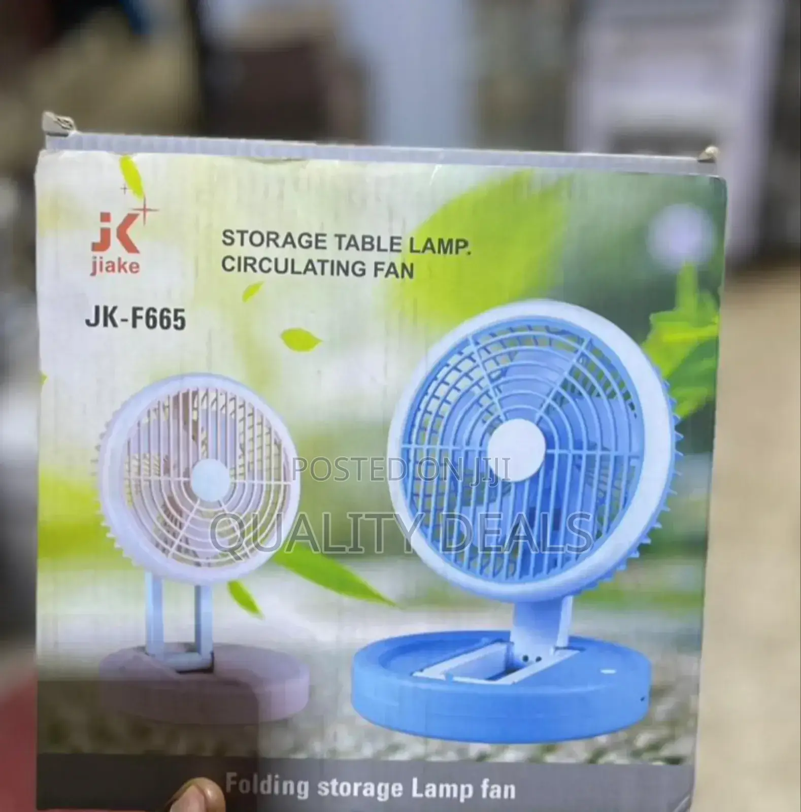 Storage Table Lamp Circulating Fan