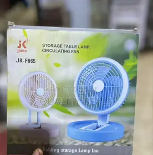 Storage Table Lamp Circulating Fan