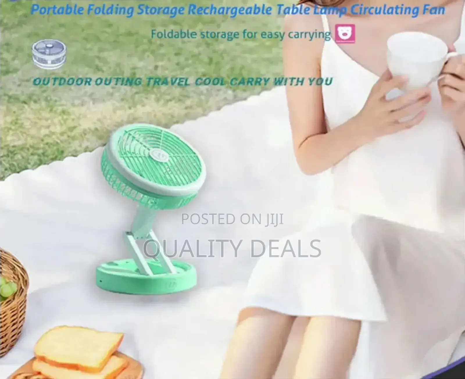 Storage Folding Lamp Fan