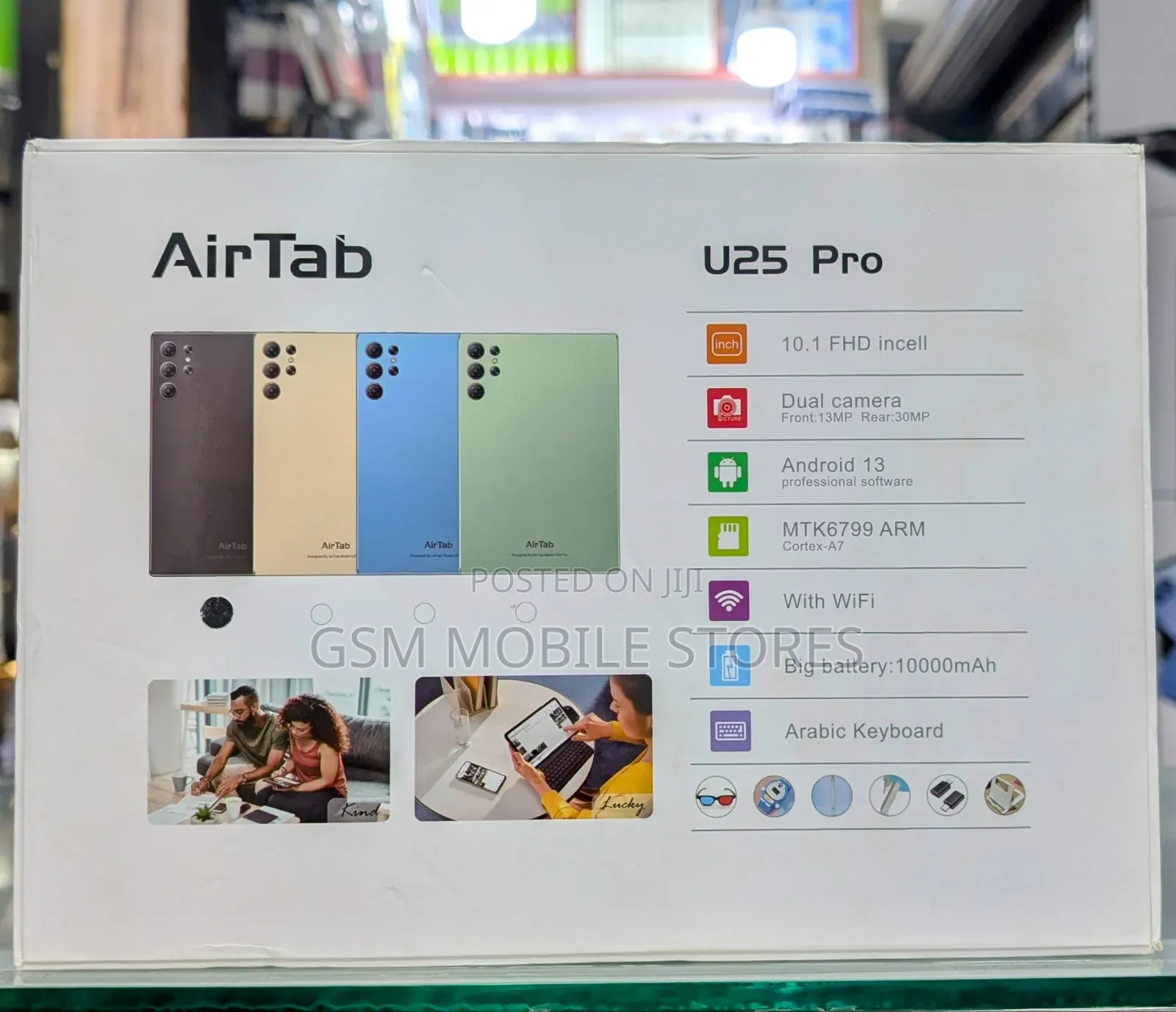 Airtab U25 Pro 1tb Rom 16gb Ram Tablet for Kids Free Gifts