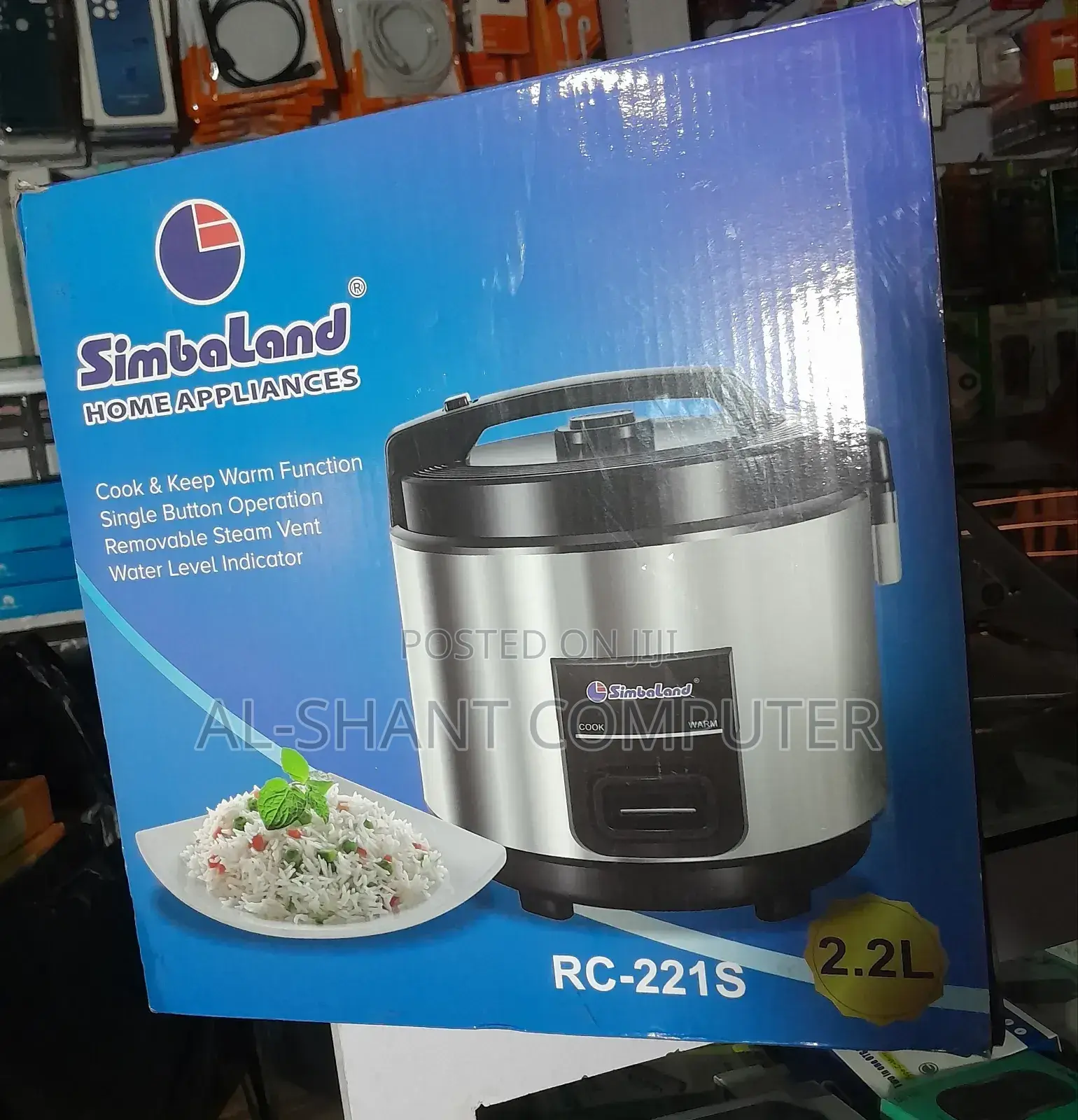 Rice Cooker/Simbaland 2.2l Rice Cooker