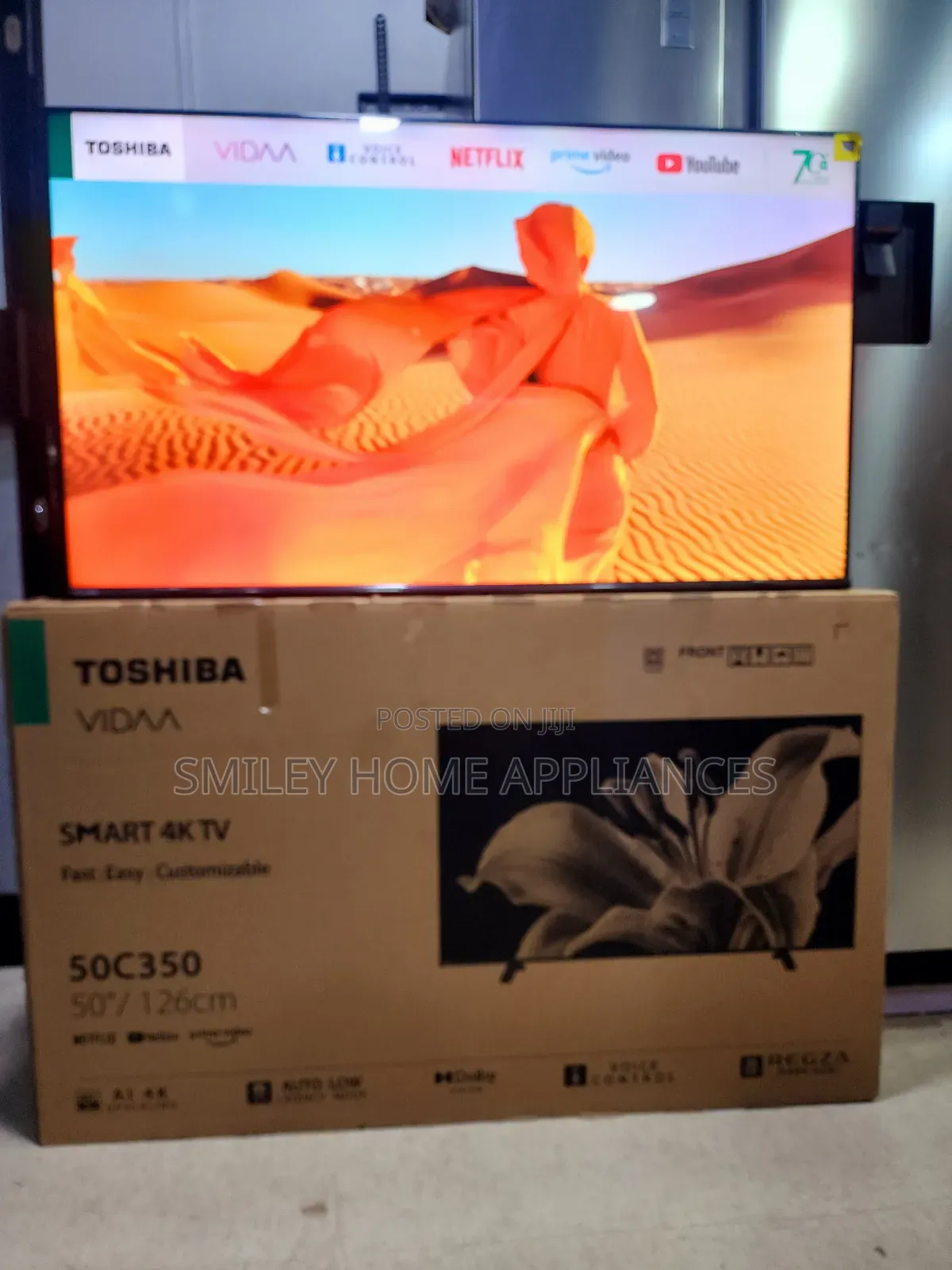 Original Toshiba 50inches Vidaa UHD4K Smart Tv