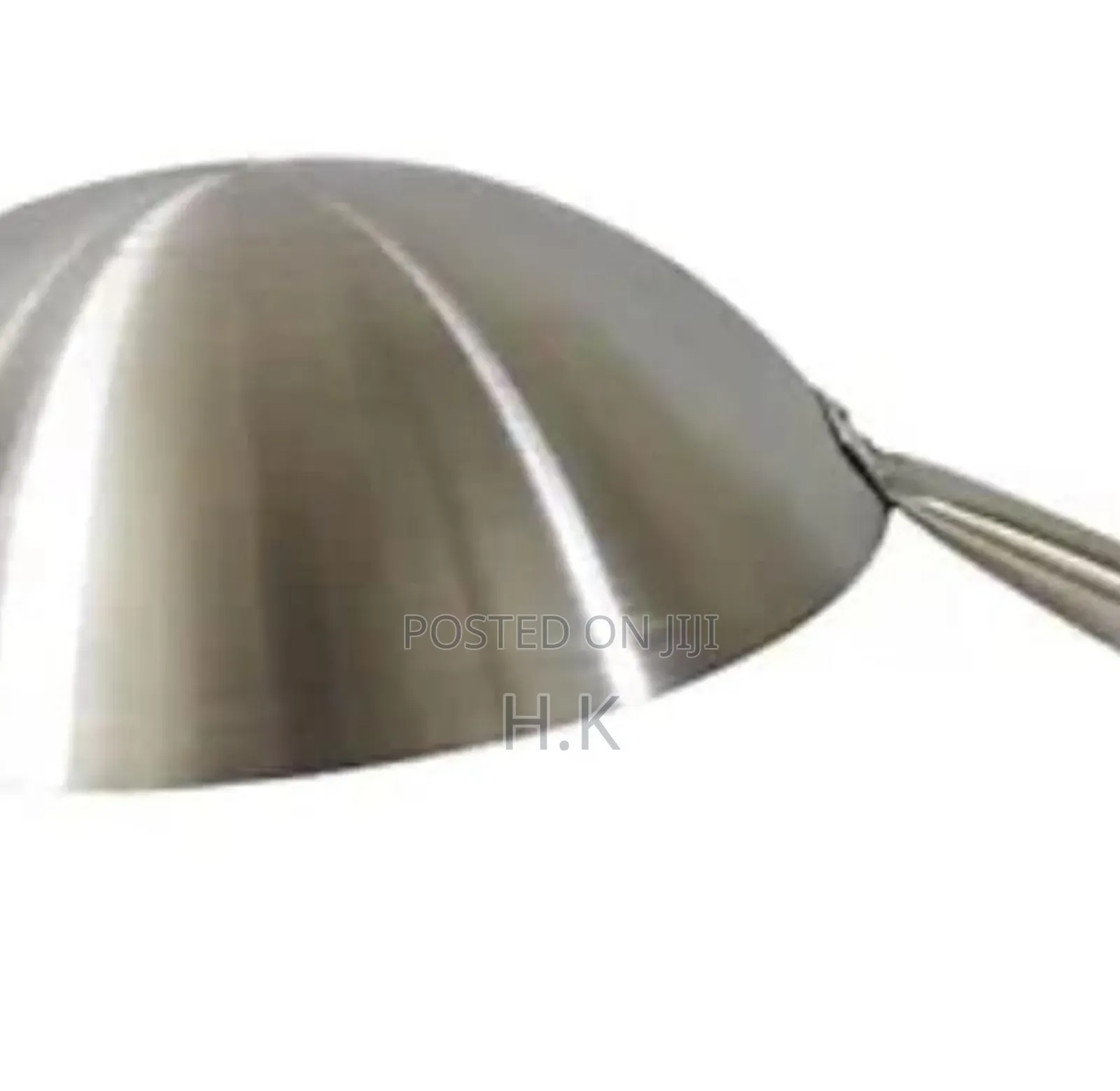 Stainless Steel Wok Pan With Steel Handle* 34cm