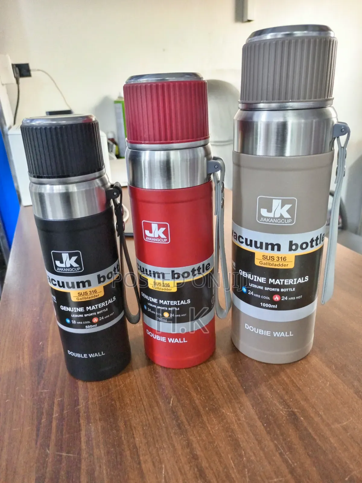 JK Jiakang Stainless Steel Vacuum Bottle 1000ml