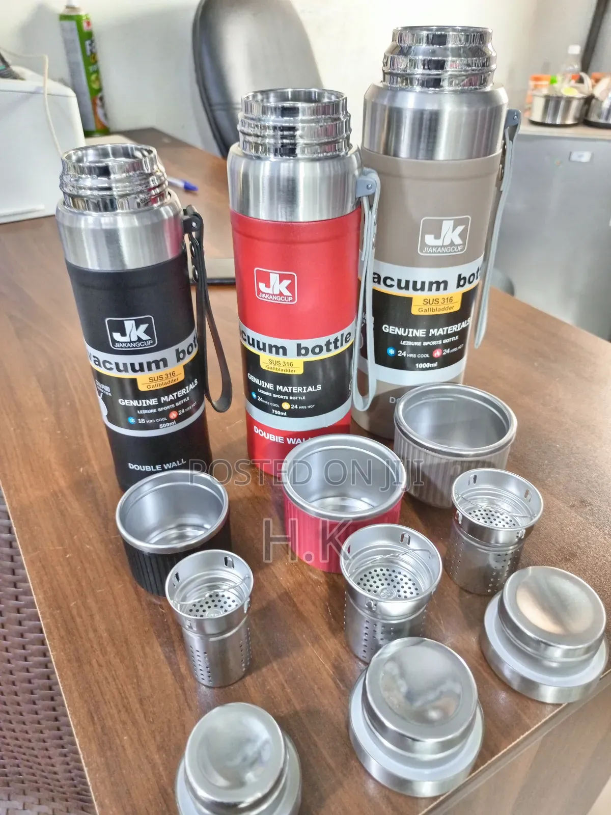 JK Jiakang Stainless Steel Vacuum Bottle 1000ml