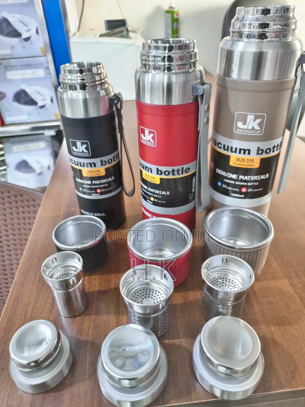 JK Jiakang Stainless Steel Vacuum Bottle 1000ml