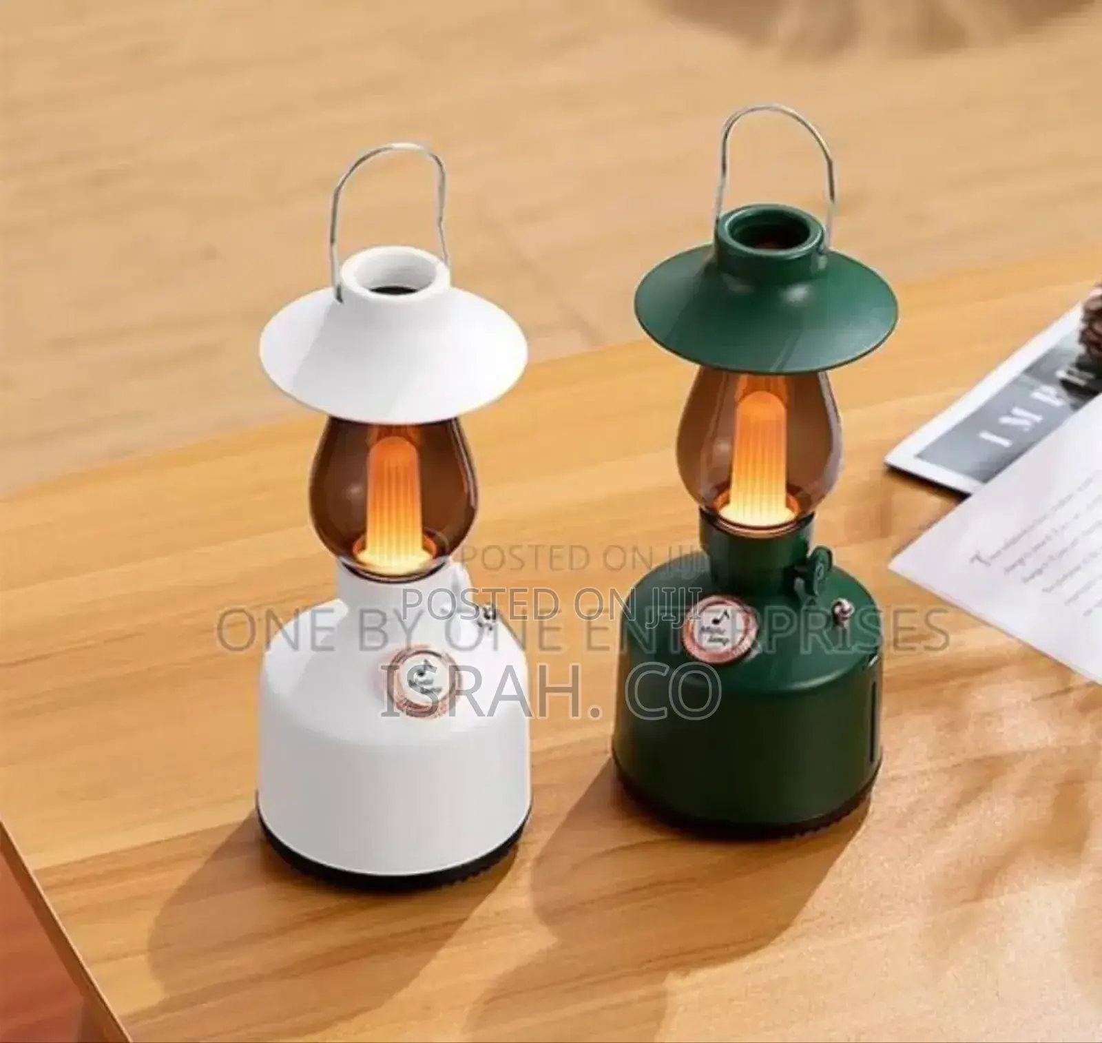 Humidifier With Vintage Lamp