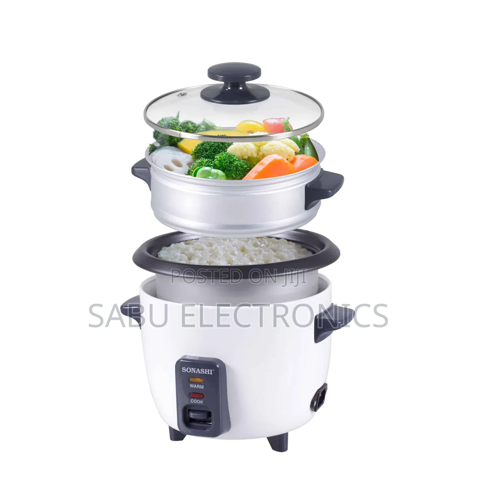 Multifunctional Sonashi Rice Cooker and Food Steamer 1.8L