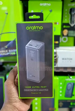 Oraimo Powerjet 130 27600mah 130w Power Bank