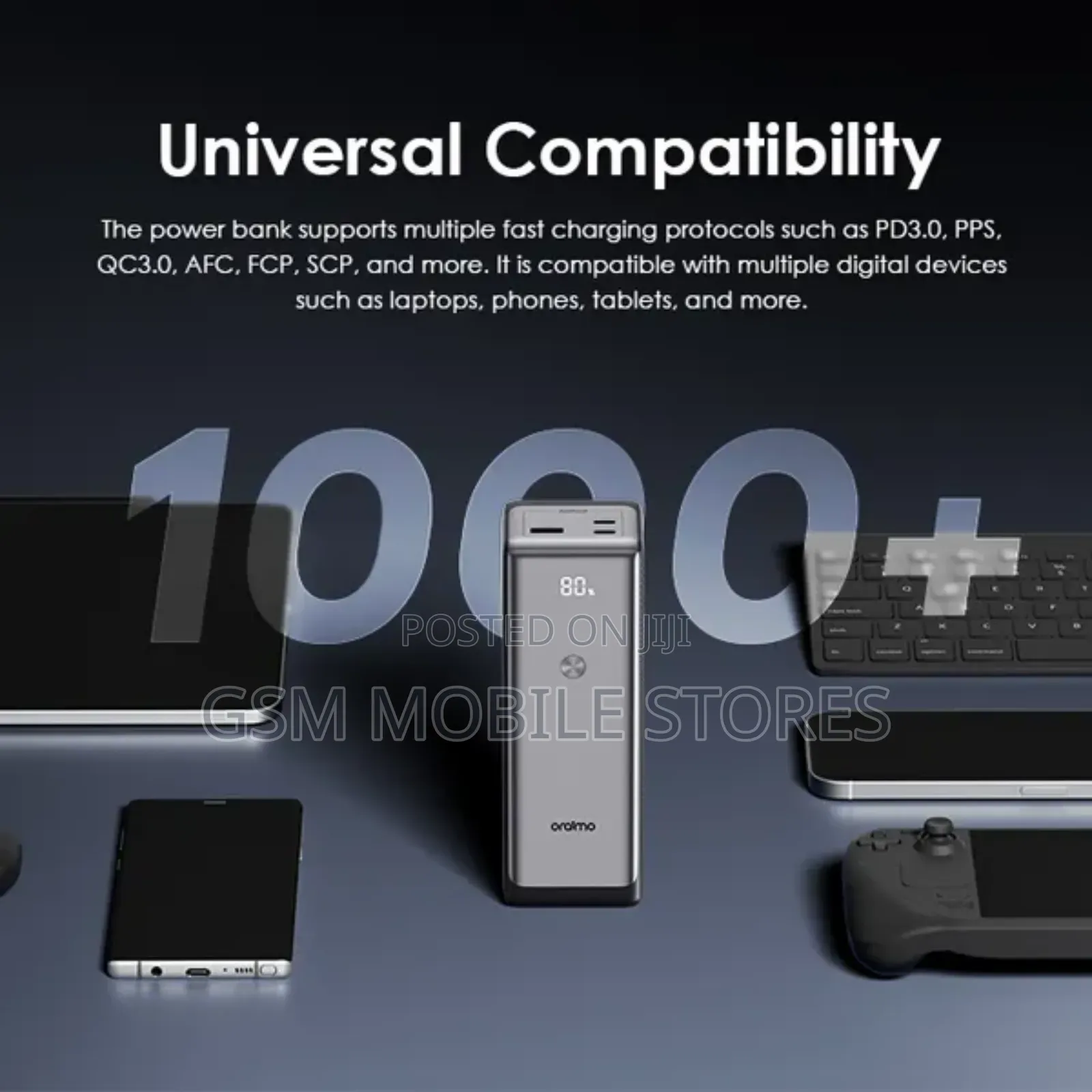 Oraimo Powerjet 130 27600mah 130w Power Bank