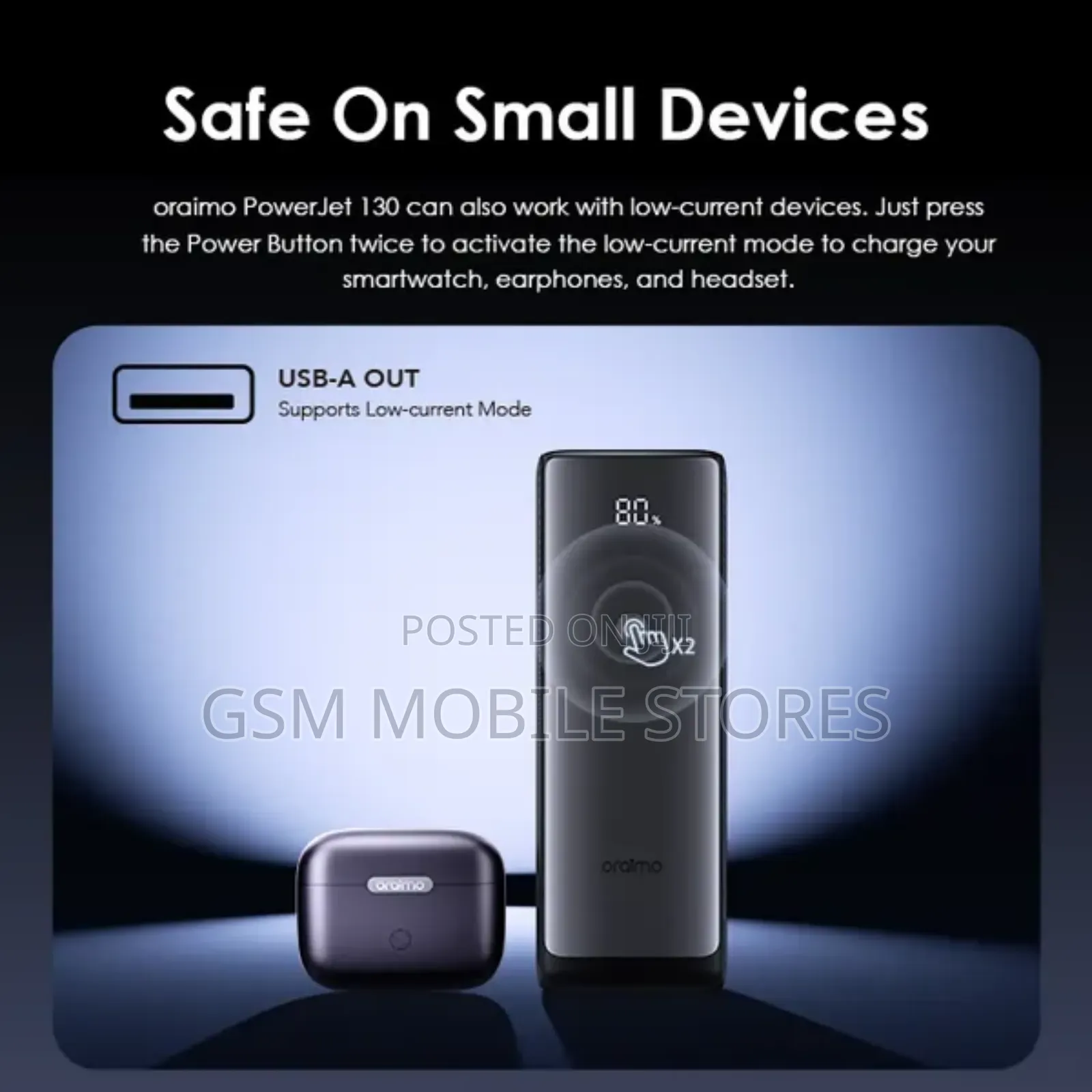Oraimo Powerjet 130 27600mah 130w Power Bank