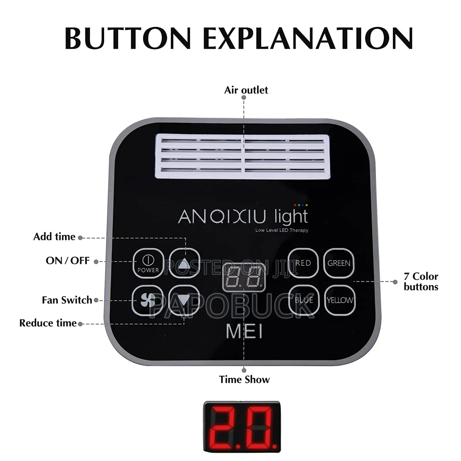 7 Colors Led Skin Light Therapy