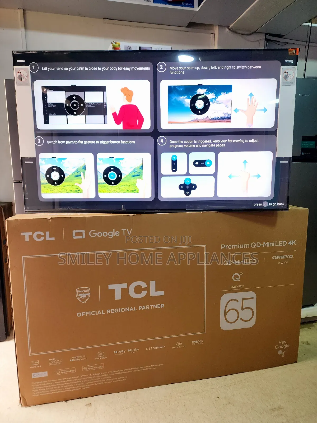 TCL 65inches Premium Qd-Miniled Google Android Tv