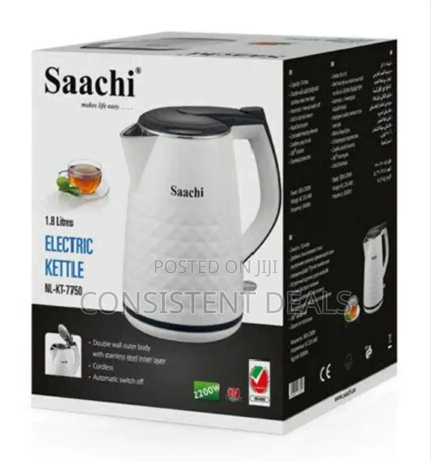 Saachi 1.8L Electric Kettle