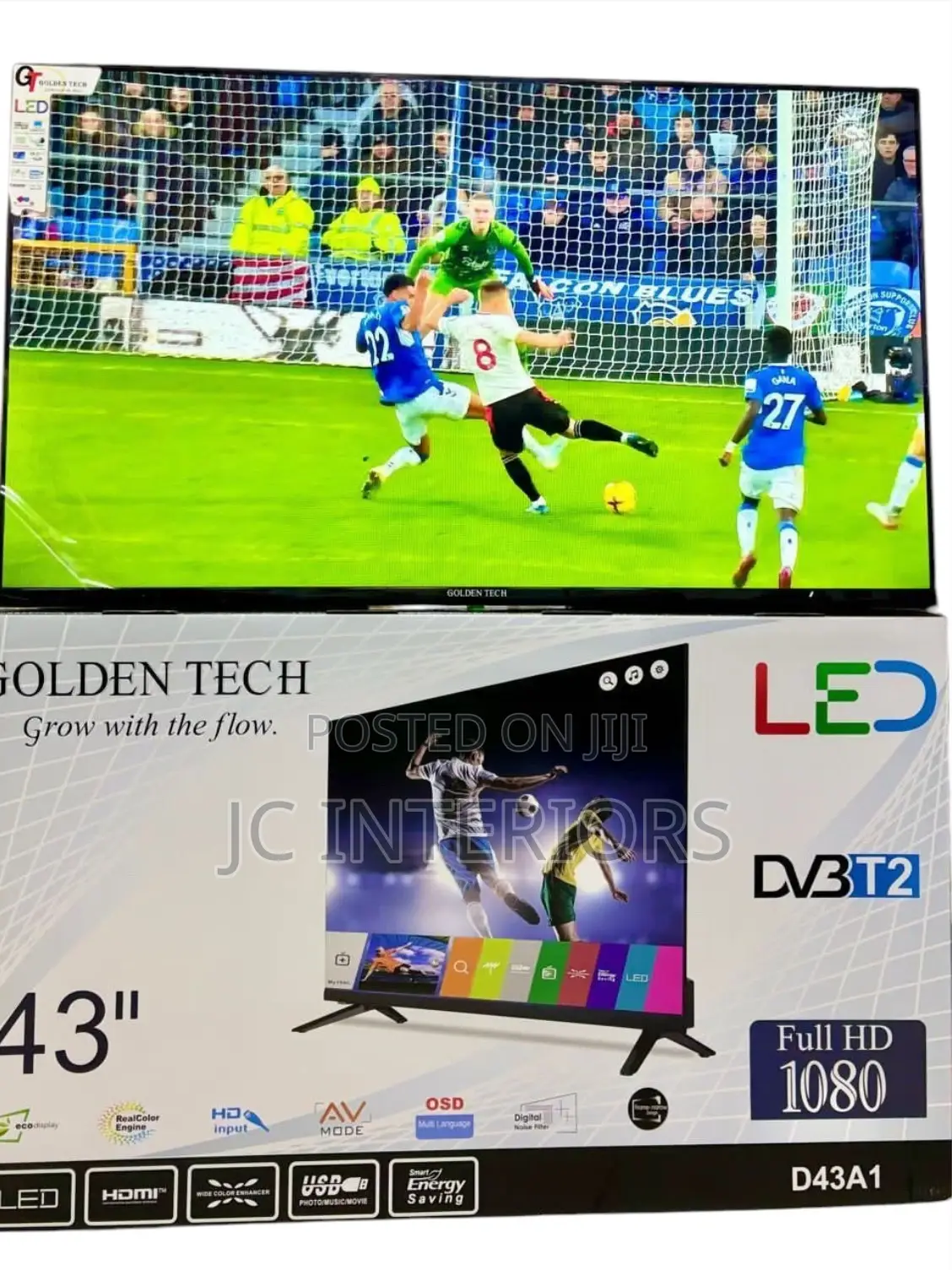 43 Goldentech Digital Frameless