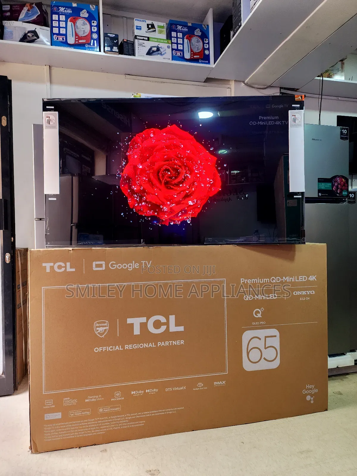 Newly Discounted TCL 65INCHES Premium Qd-Miniled Google Tv