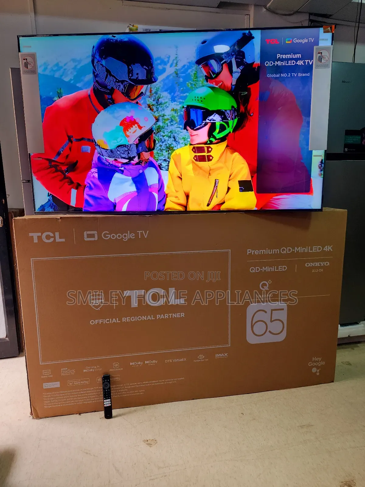 Newly Imported TCL 65inches QLED Premium Miniled Google Tv