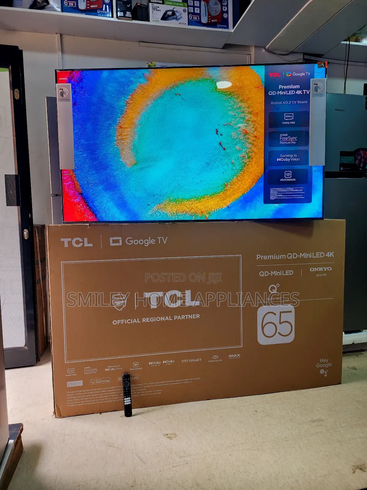 Newly Imported TCL 65inches QLED Premium Miniled Google Tv