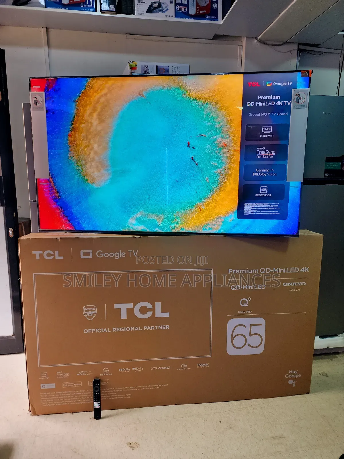 Newly Restocked TCL 65INCHES Premium Qd-Miniled Google TV