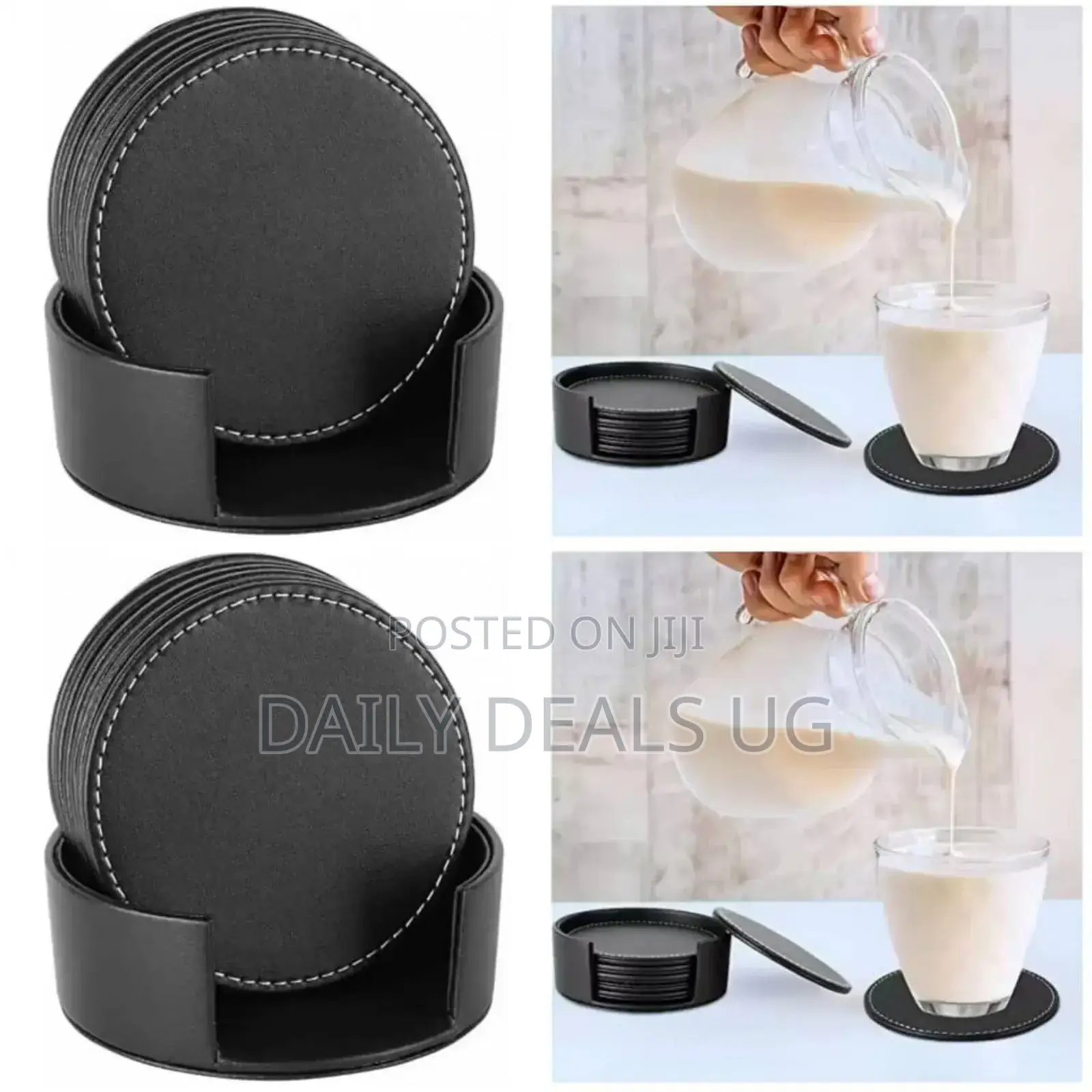 Leather Glass Cover