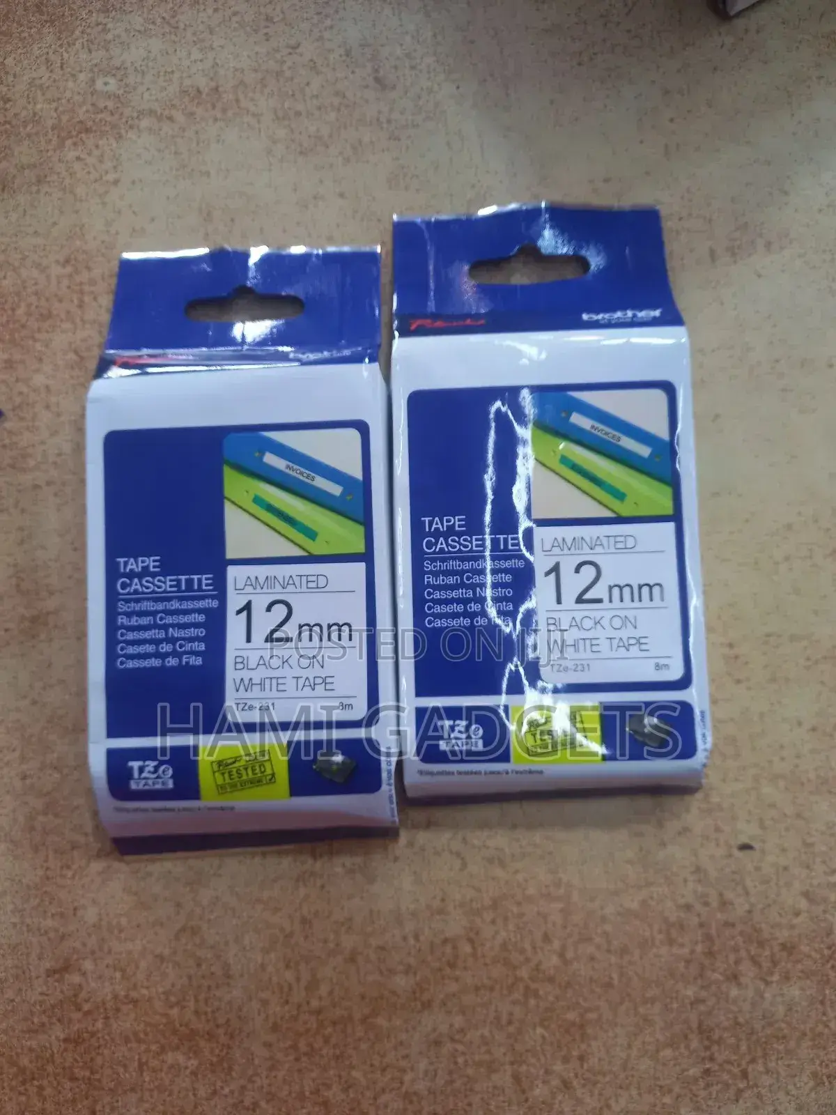 Brother Label Printer Tape 12mm H110