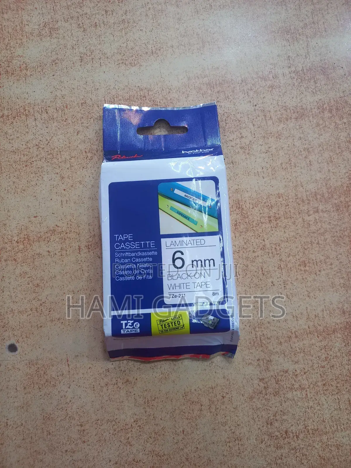 Brother Label Printer Tape Cassette 6mm H110