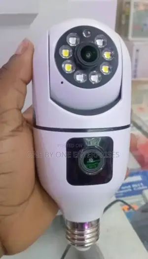Bulb WIFI Dual 2 Lens Camera | WIFI Smart Camera V380 Pro
.