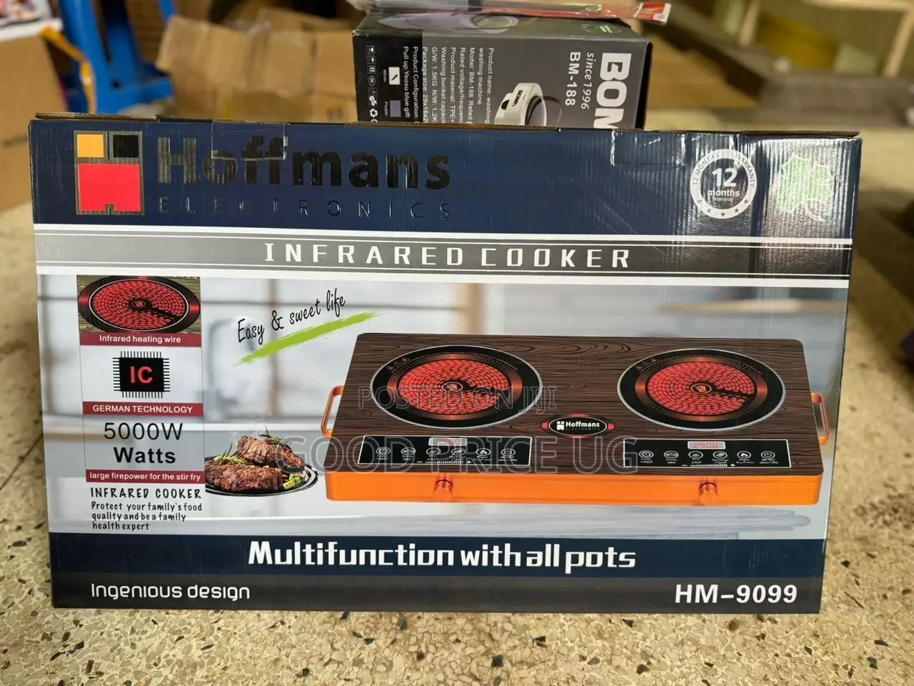 Hoffman Infrared Cooker Double