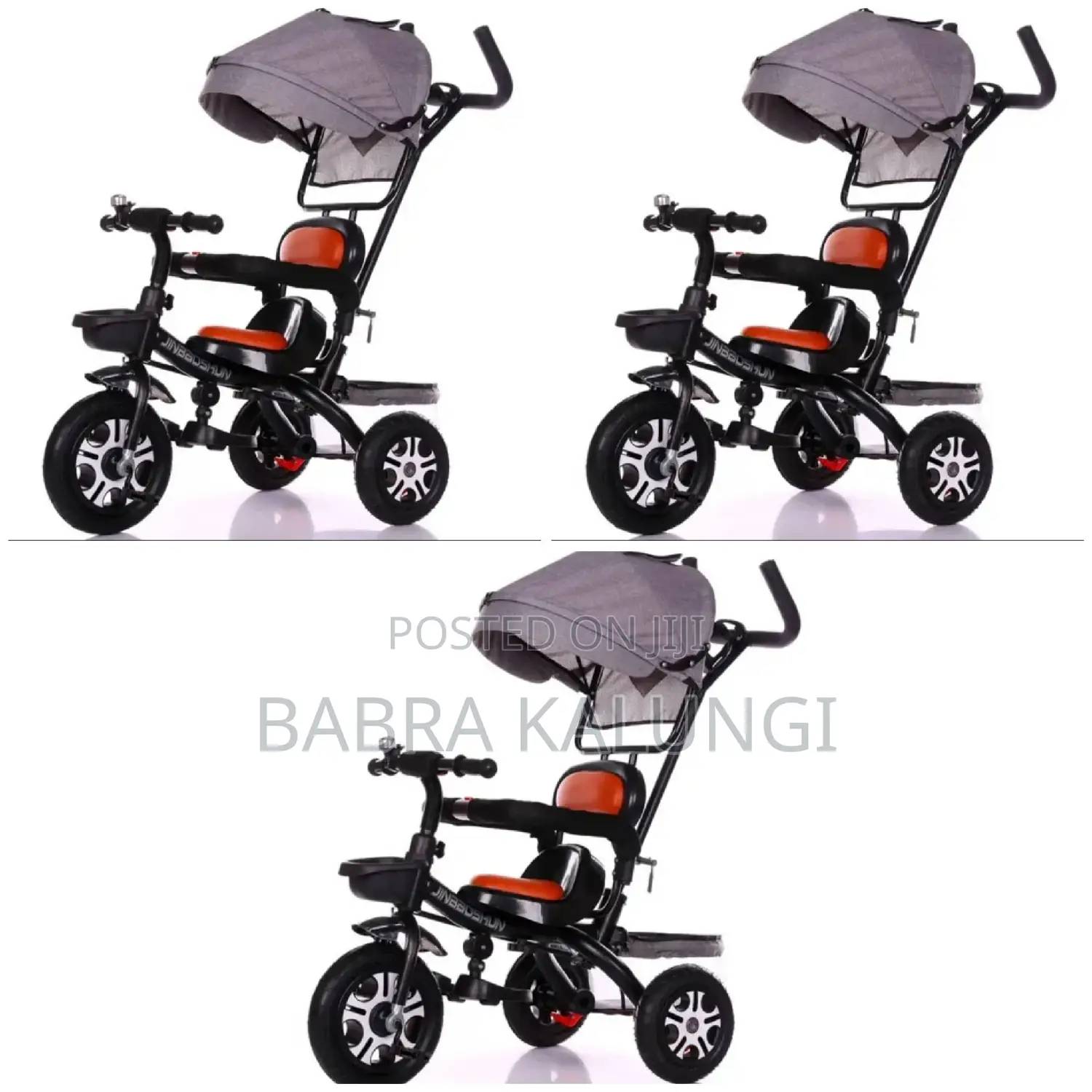 3in1 Kids Tricycle With Removable Parts as Kid Grows