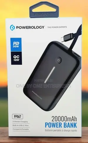 Powerology 20000mah Power Bank 30W