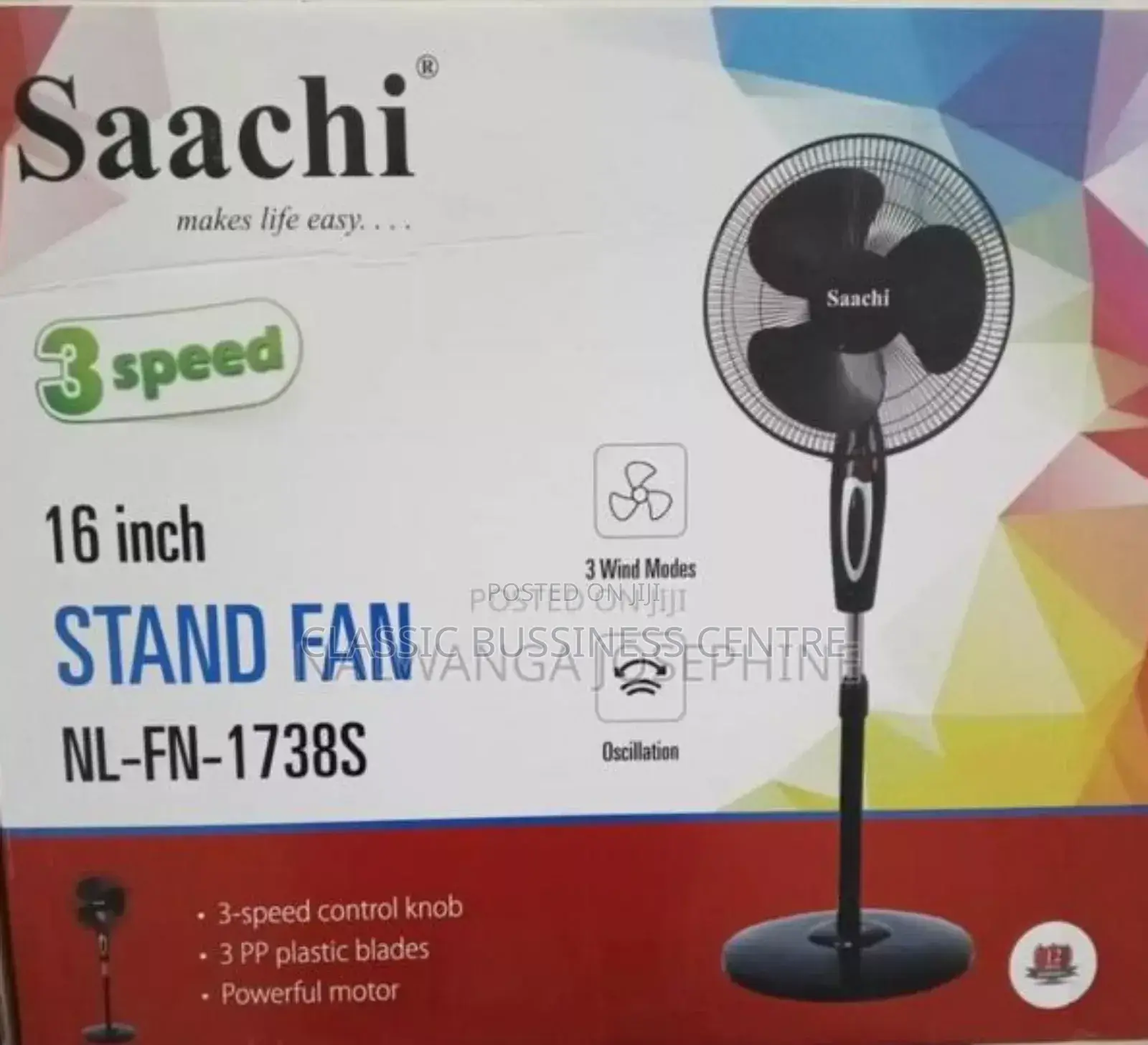 Saachi Stand Fan / Saachi 16" Fan